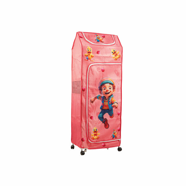 Bubzee Kids Fabric Wardrobe with Wheels | Storage Organizer