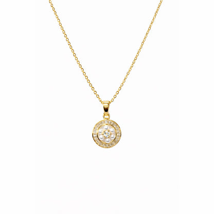 Shivora Pearl Blossom Circle Necklace
