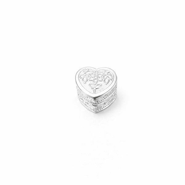 Shivora Silver Heart Shaped Sindoor Dibbi for Wedding | Kumkum Box (1 Piece)