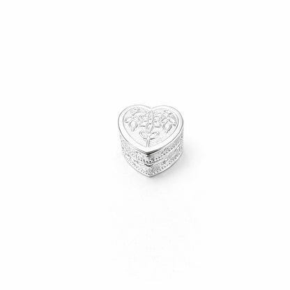 Shivora Silver Heart Shaped Sindoor Dibbi for Wedding | Kumkum Box (1 Piece)