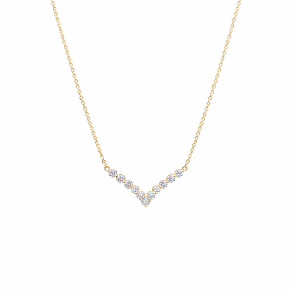 Shivora Aurora V-Line Diamond Necklace