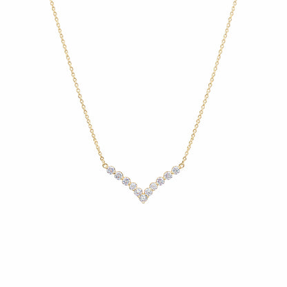 Shivora Aurora V-Line Diamond Necklace