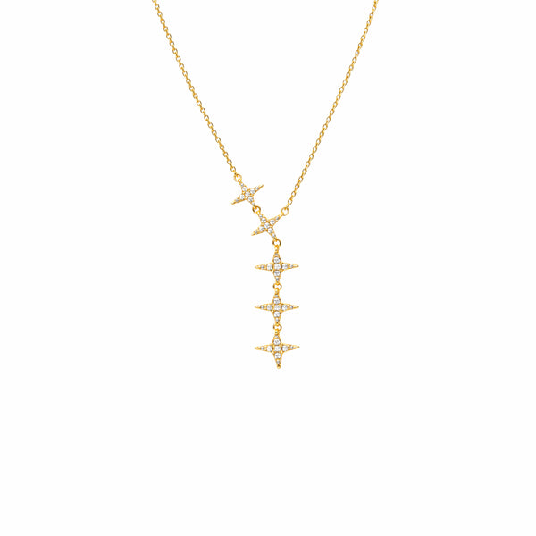 Shivora Star Cascade Necklace