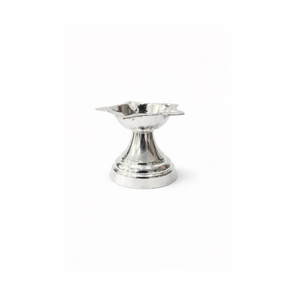 Shivora Silver Flower Diya