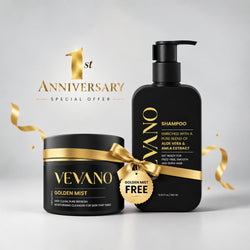 VEVANO SHAMPOO - 400ml + FREE GOLDEN MIST  | 1st Anniversary Special Offer
